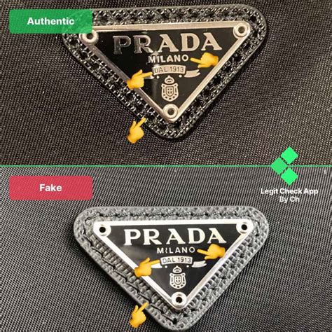 fake vs real prada bag